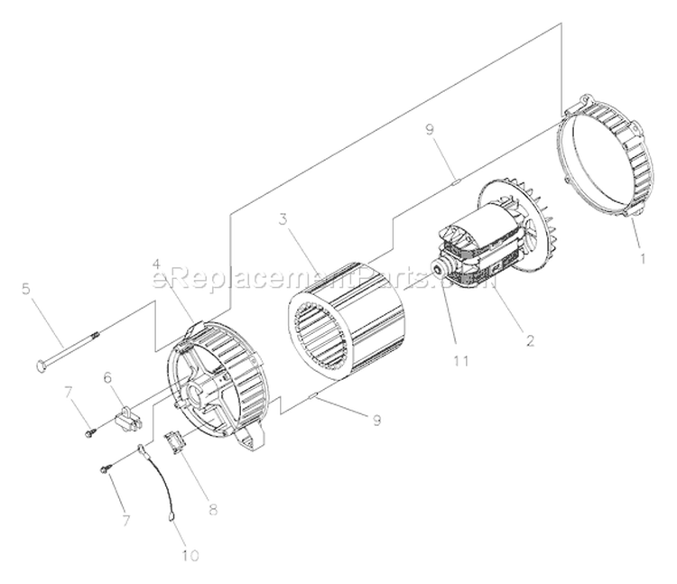 Page A Diagram and Parts List for 030205-0  Briggs and Stratton Generator